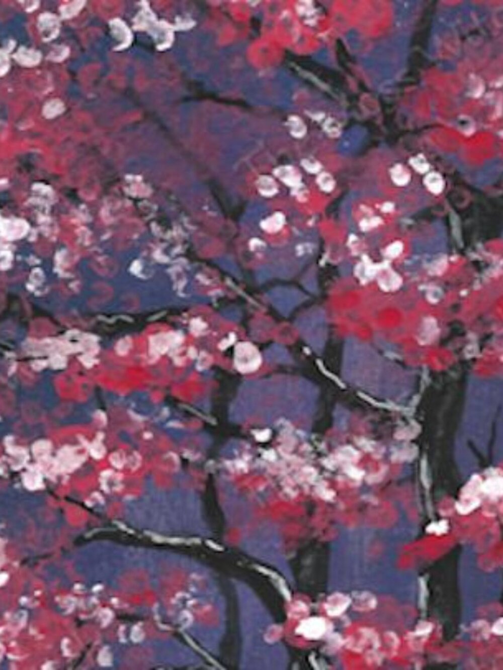 8x10 Fine Art Print, Witch Ghost Under Cherry Blossom Trees Haunted Painting, Sp - Picture 3 of 8